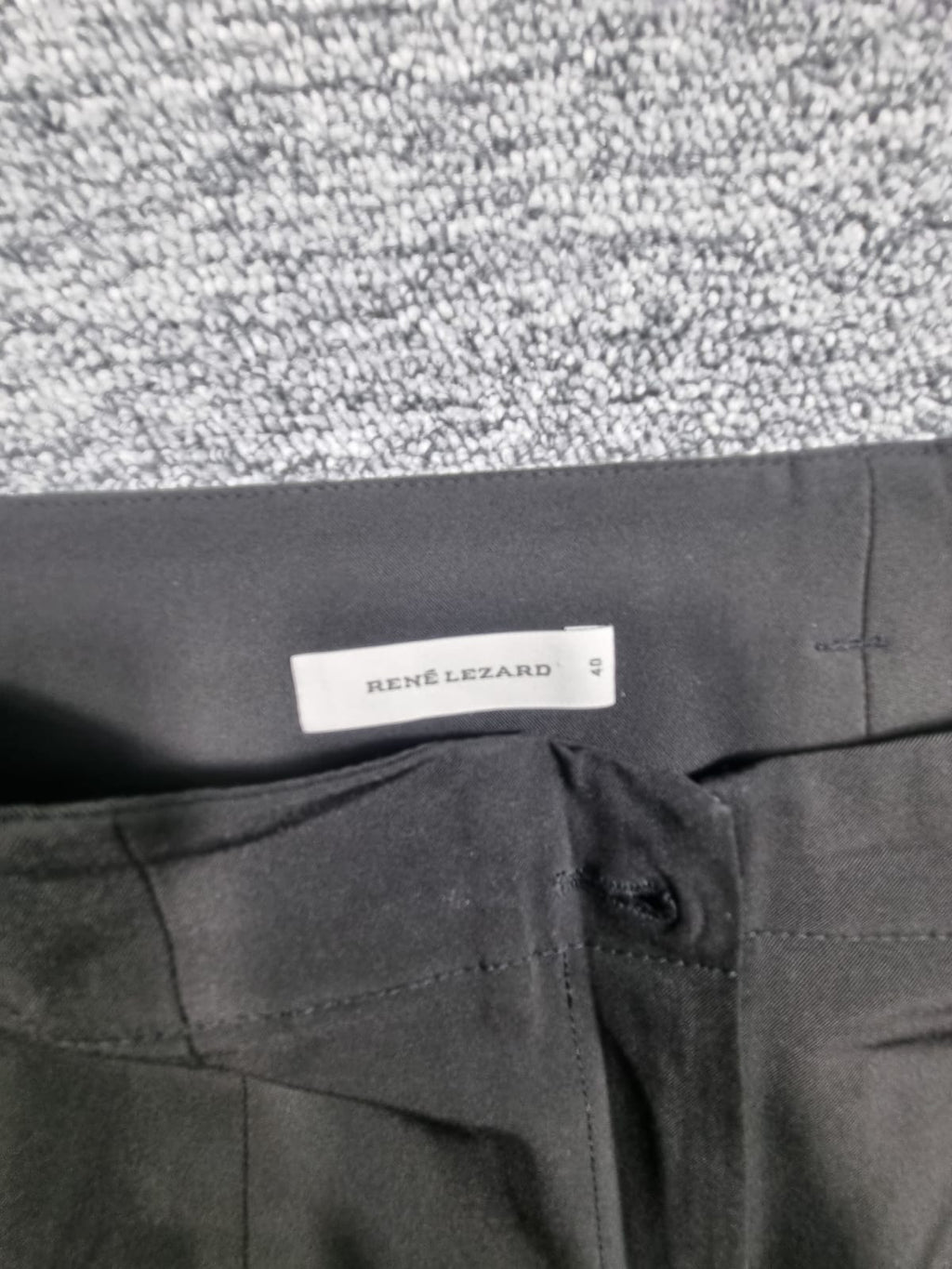 Pantaloni Eleganți Negri René Lezard Mărimea 40