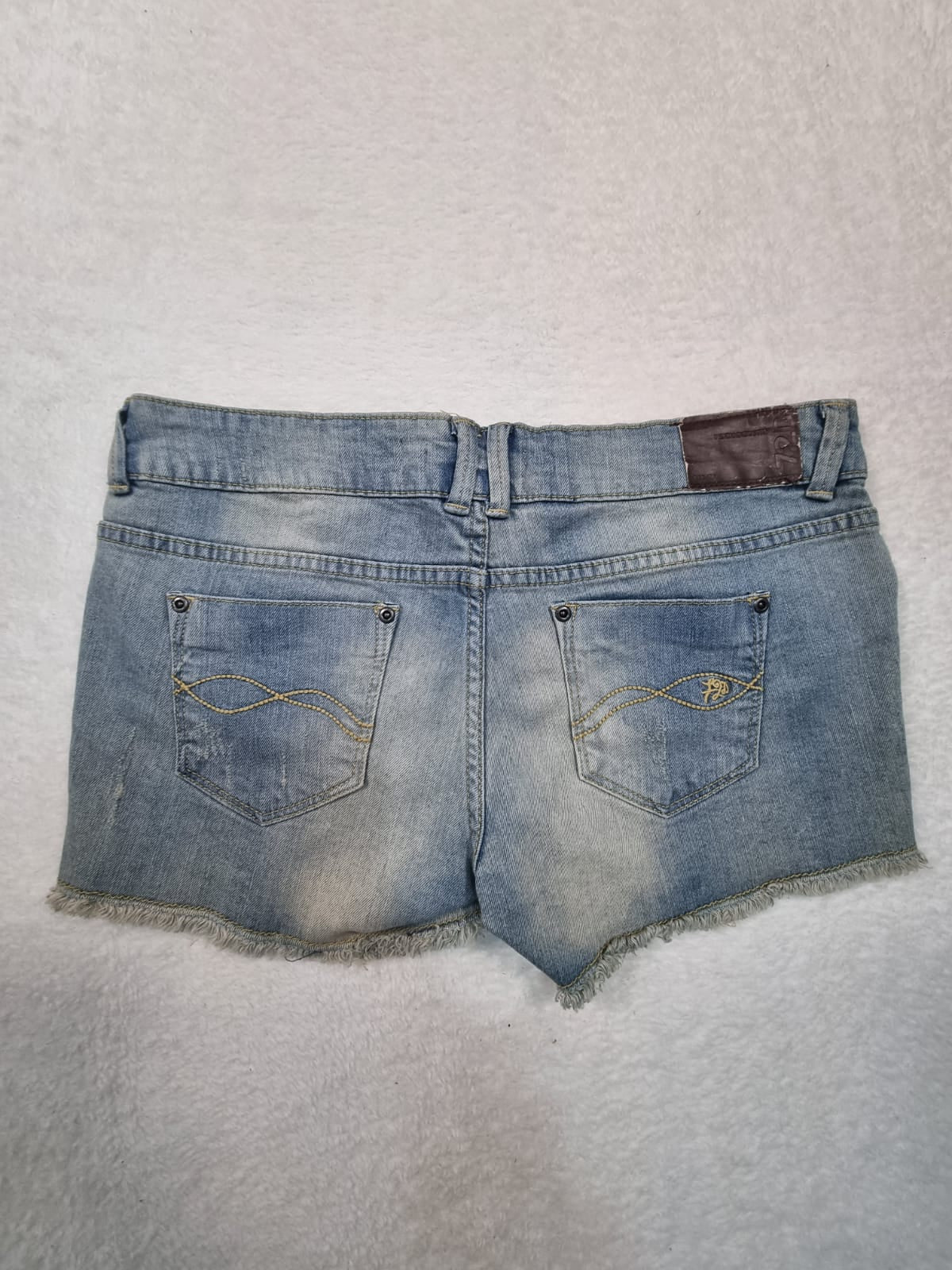 Pantaloni Scurți Damă Blugi Albaștri Jeanswear – Talia 44 / Size 30