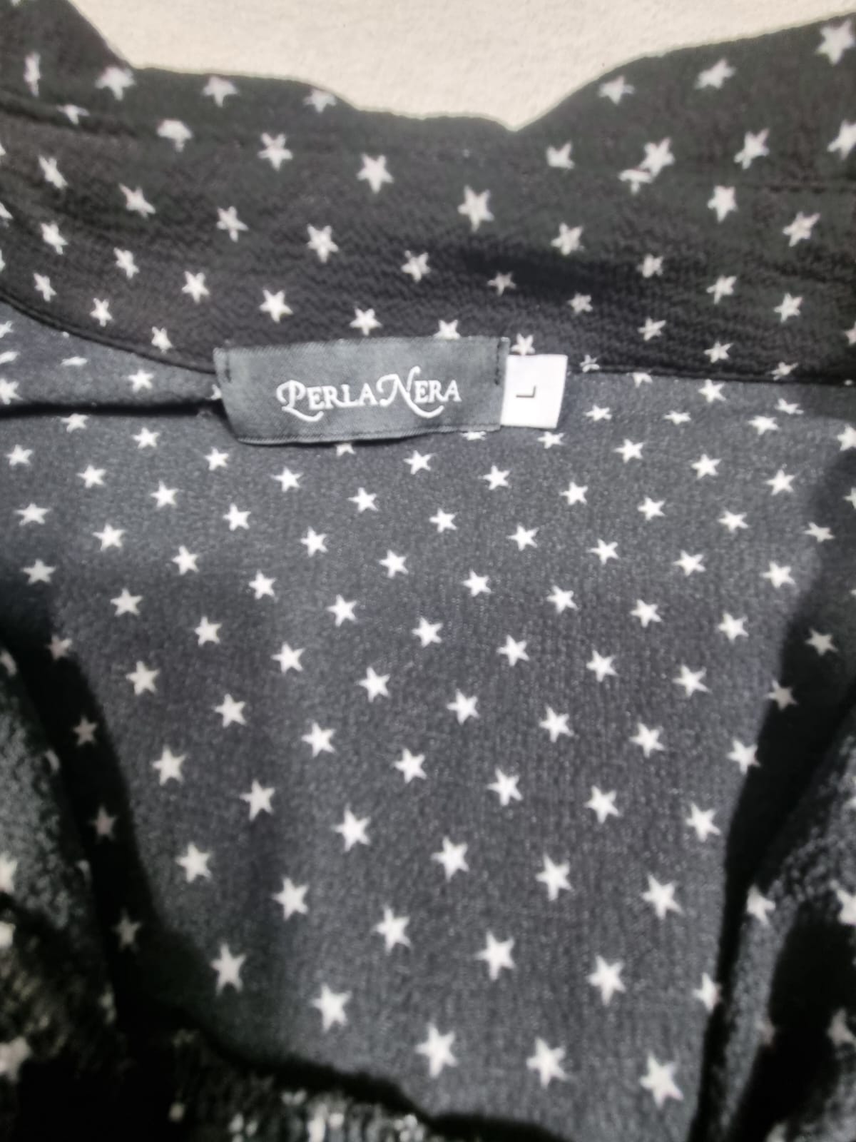 Rochie Cămașă Perla Nera – Imprimeu Stele, L