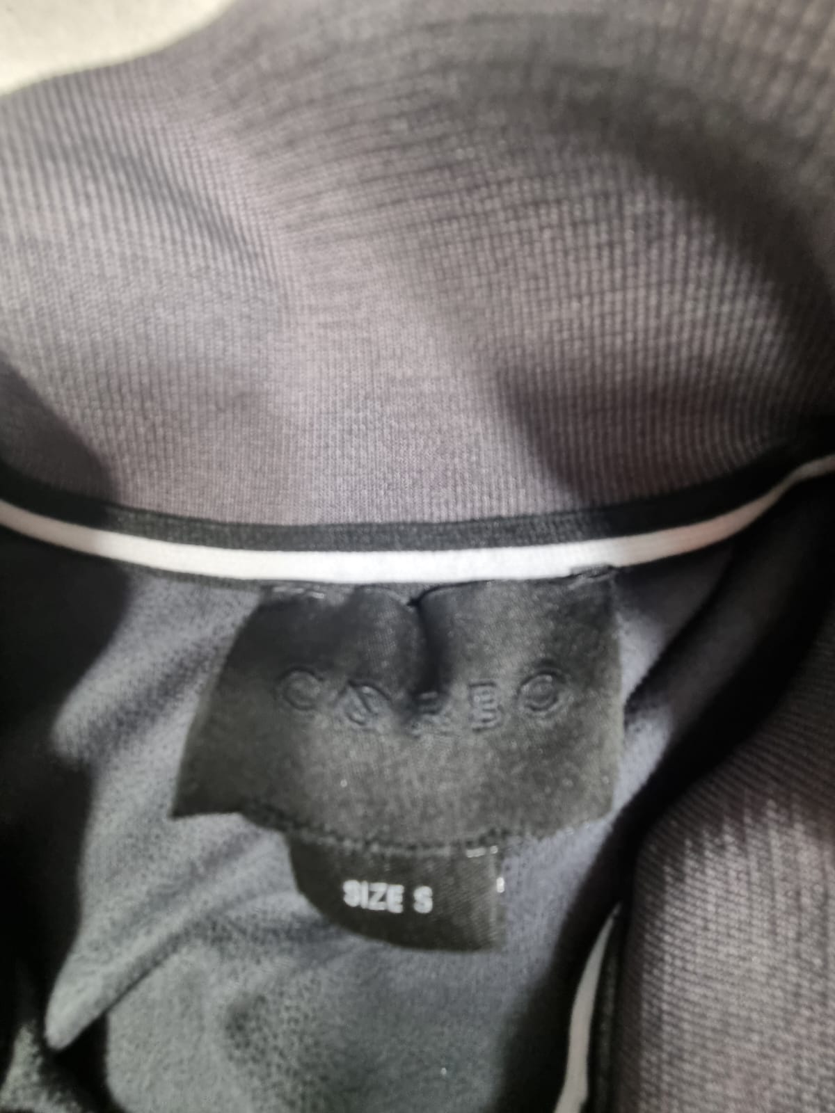 Jacketă Trening Corbo – Gri Antracit, Dungi Albe