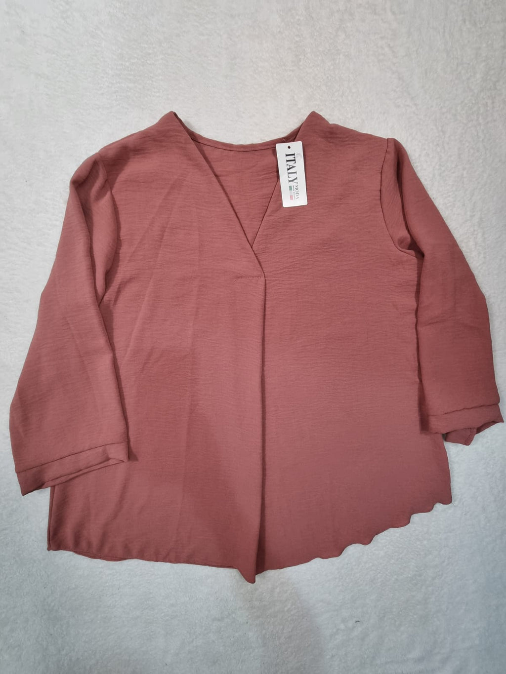 Bluză Roz Prăfuit Italy Fashion – Mărimea XL