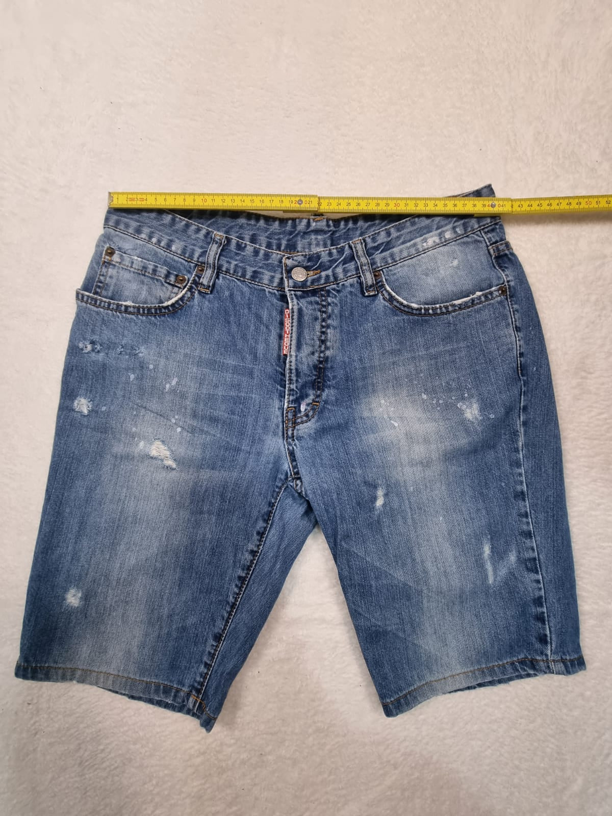 Pantaloni Scurți Blugi Bărbați Albaștri Disqoteque – Mărimea 46