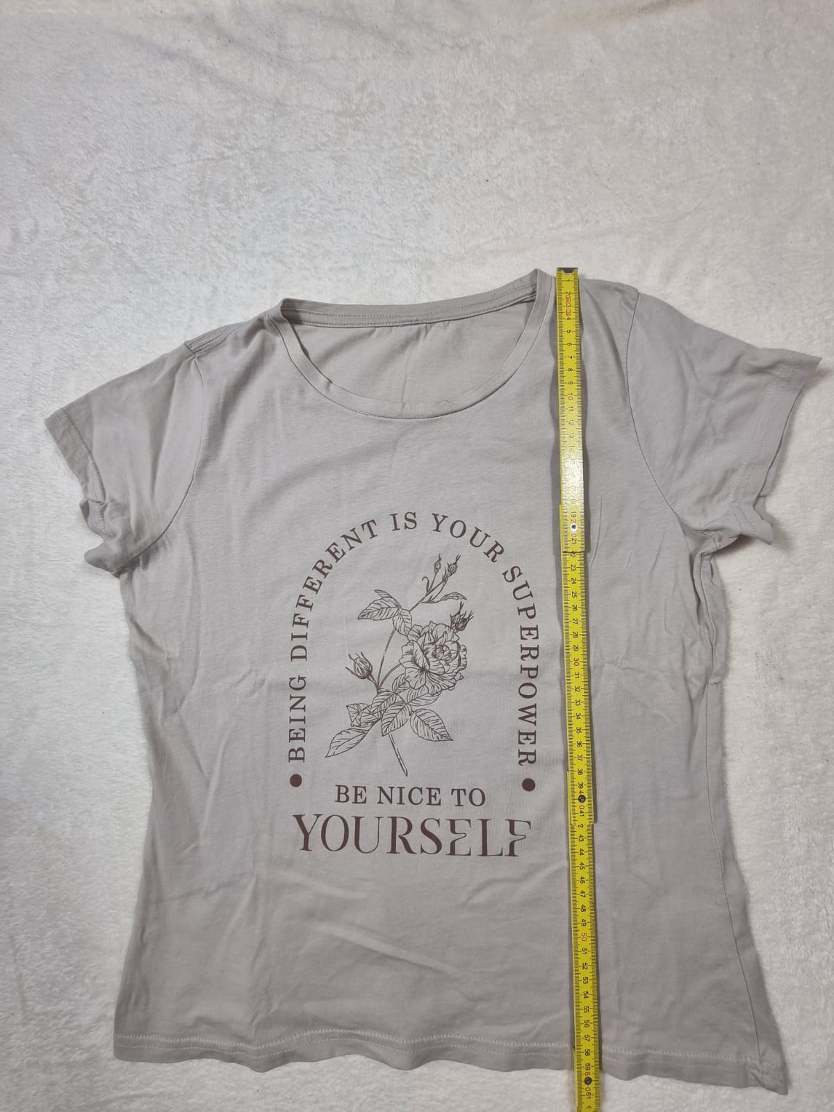 Tricou Gri "Being Different Is Your Superpower" M/L