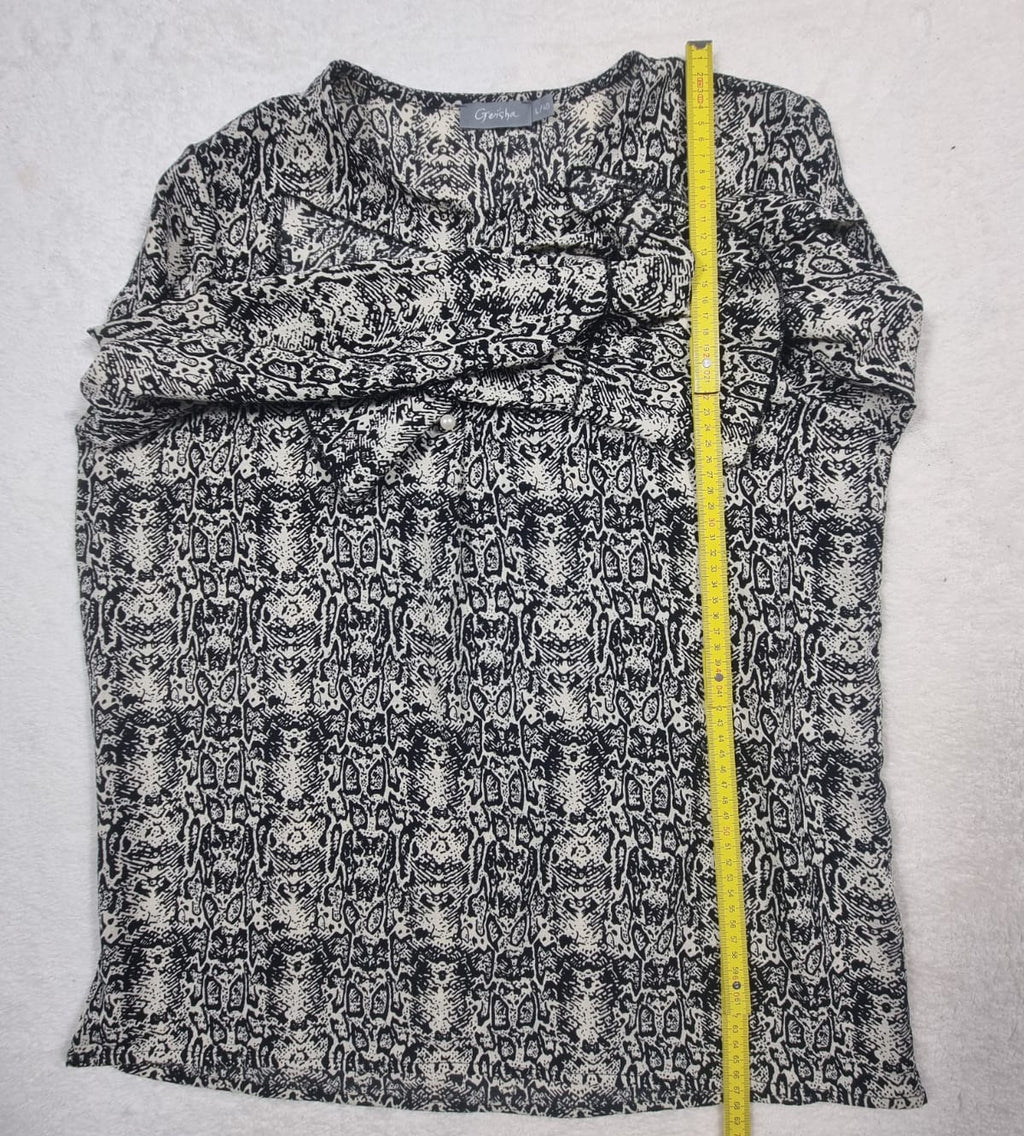 Bluză Geisha Snake Print