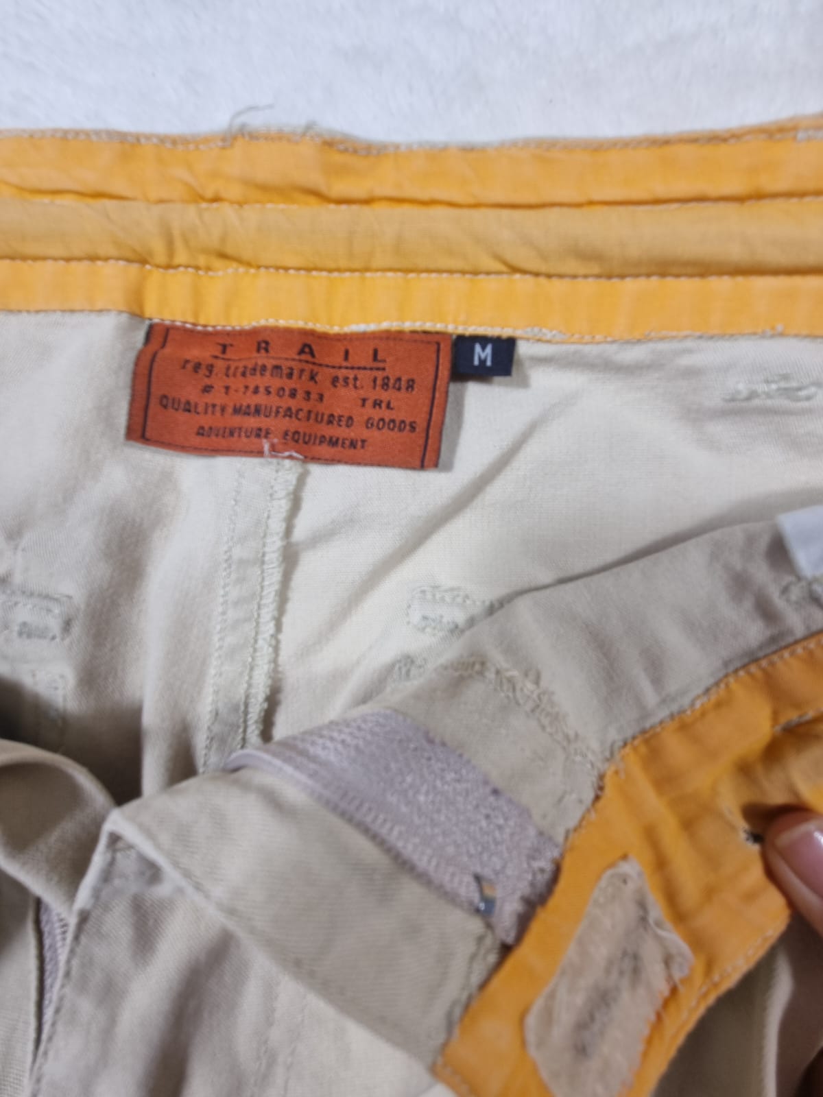 Pantaloni Cargo Bej Vintage Bărbați M