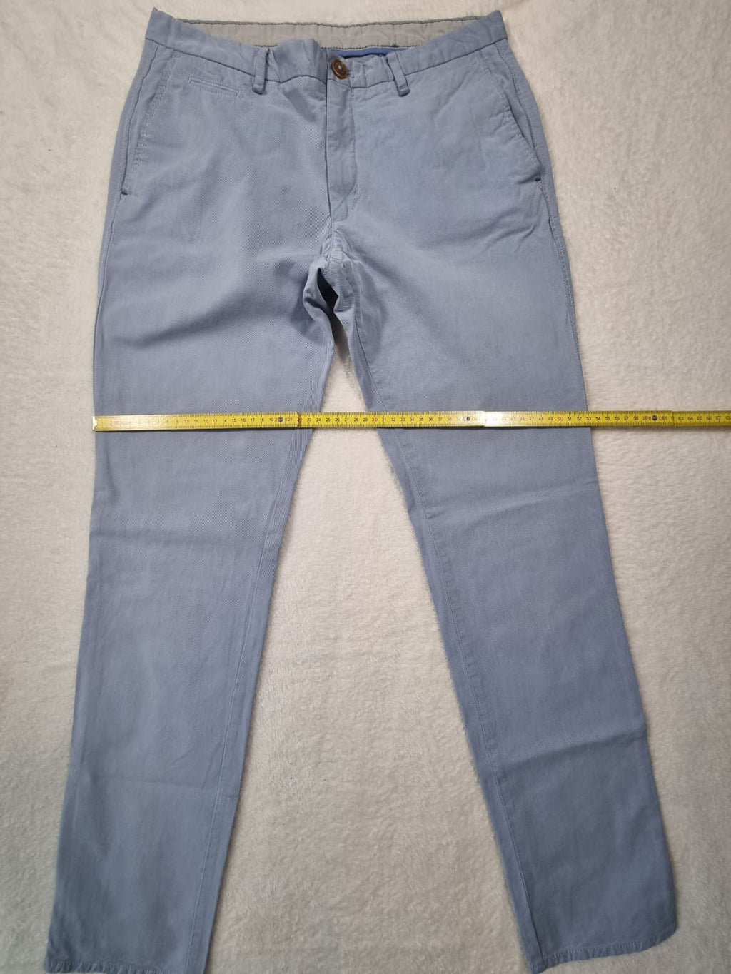 Pantaloni Albastru Deschis Massimo Dutti Slim Fit – Mărimea 40