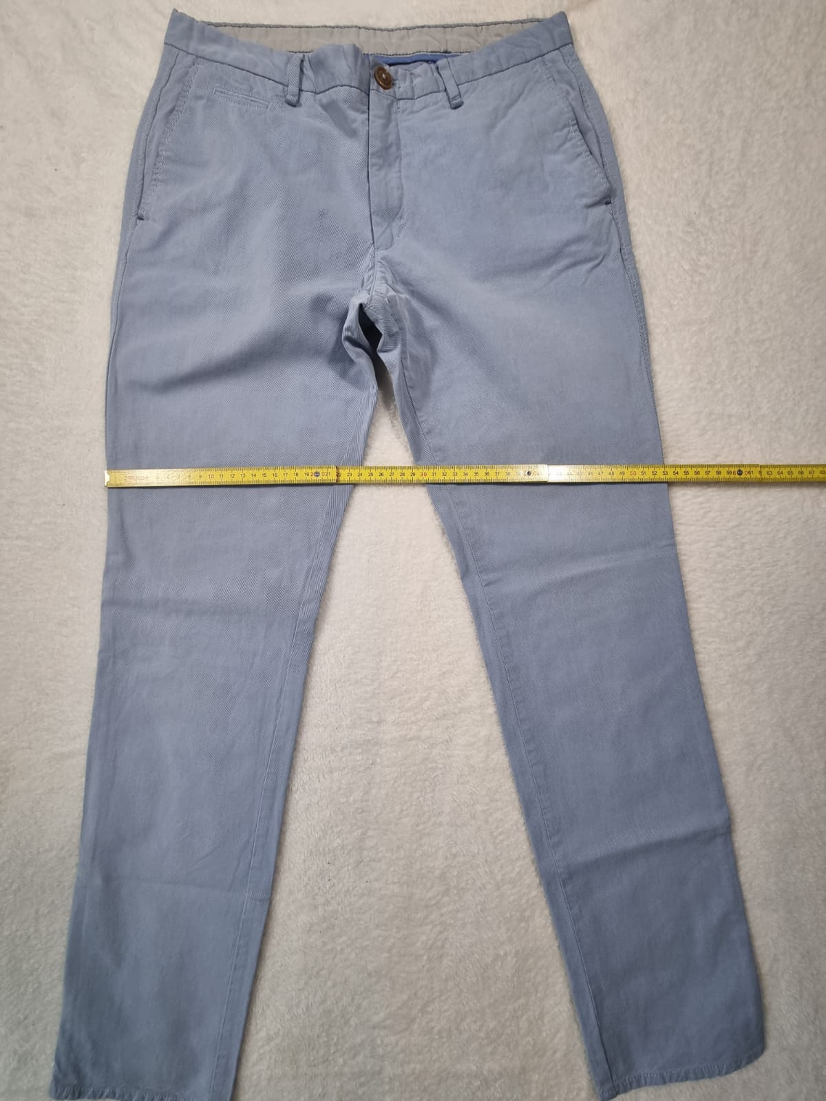 Pantaloni Albastru Deschis Massimo Dutti Slim Fit – Mărimea 40