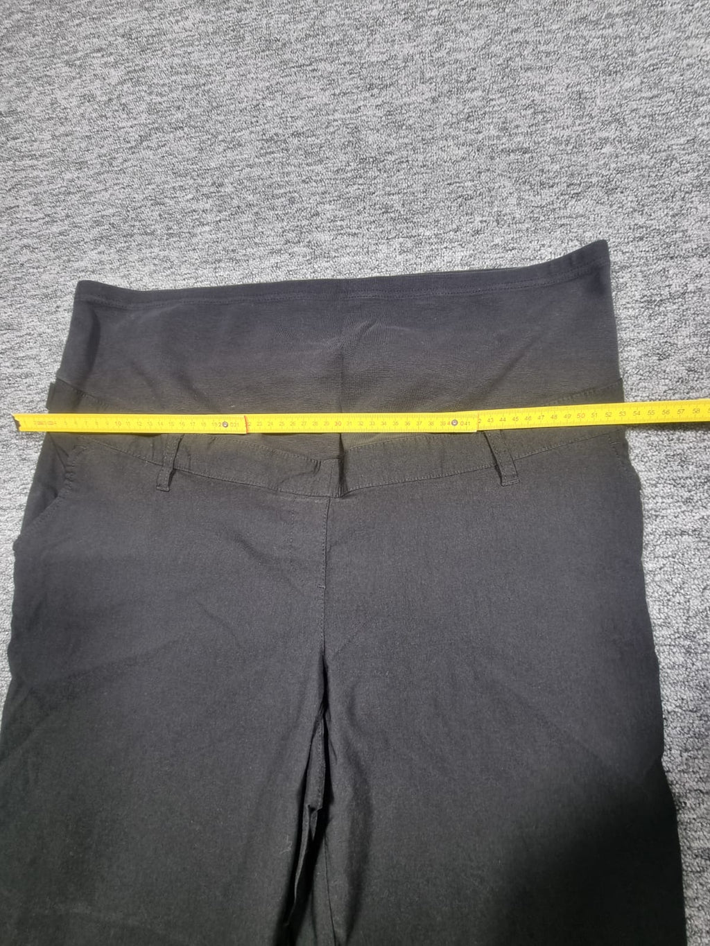 Pantaloni Gravide Negri Talie Elastică