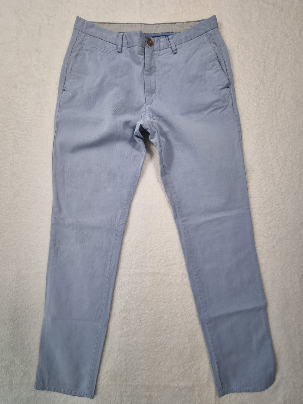 Pantaloni Albastru Deschis Massimo Dutti Slim Fit – Mărimea 40