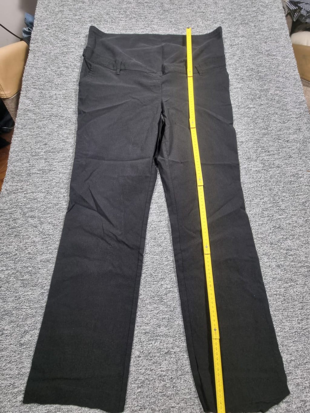 Pantaloni Gravide Negri Talie Elastică
