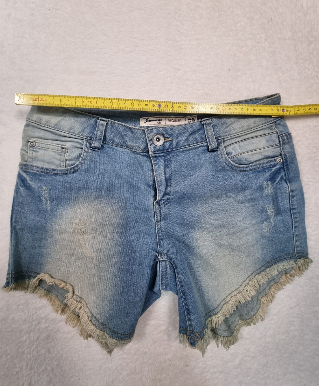 Pantaloni Scurți Damă Blugi Albaștri Jeanswear – Talia 46