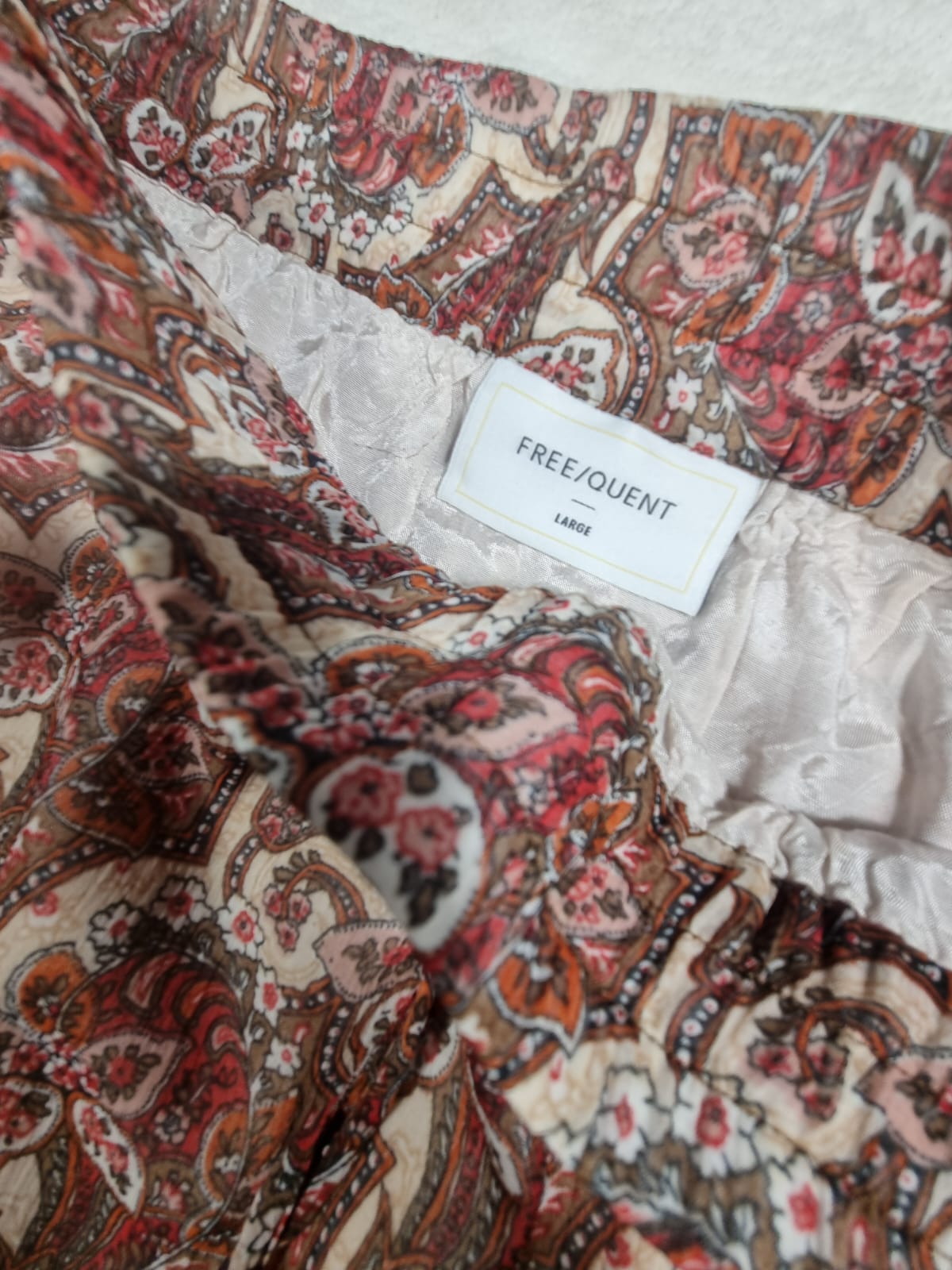 Fustă Maxi Free/Quent – Imprimeu Paisley, L