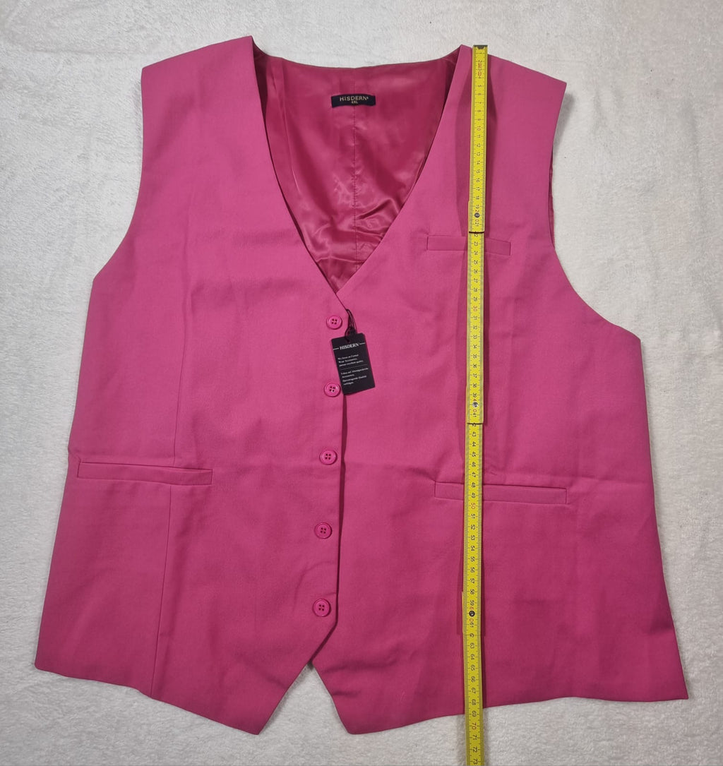 Vestă Roz Bărbați Hisdern 4XL