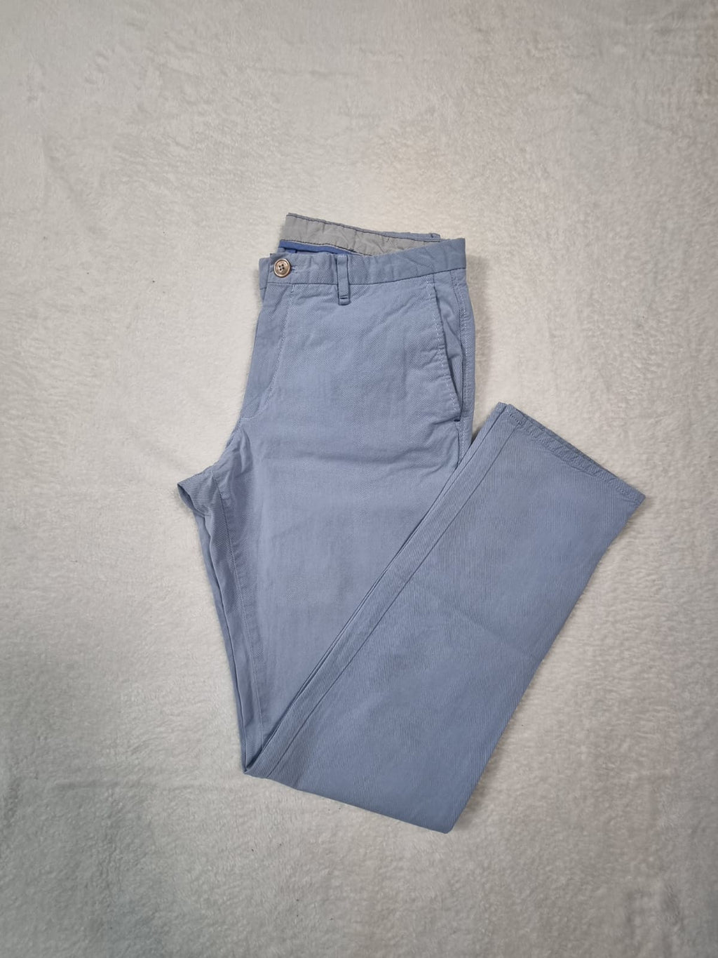Pantaloni Albastru Deschis Massimo Dutti Slim Fit – Mărimea 40
