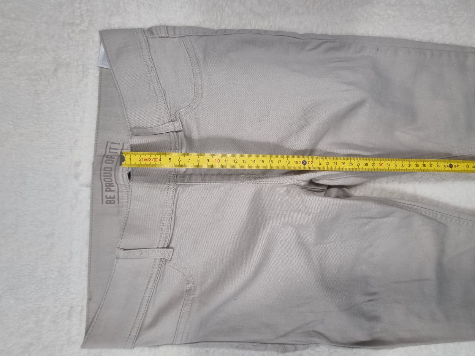 Pantaloni Damă Crem