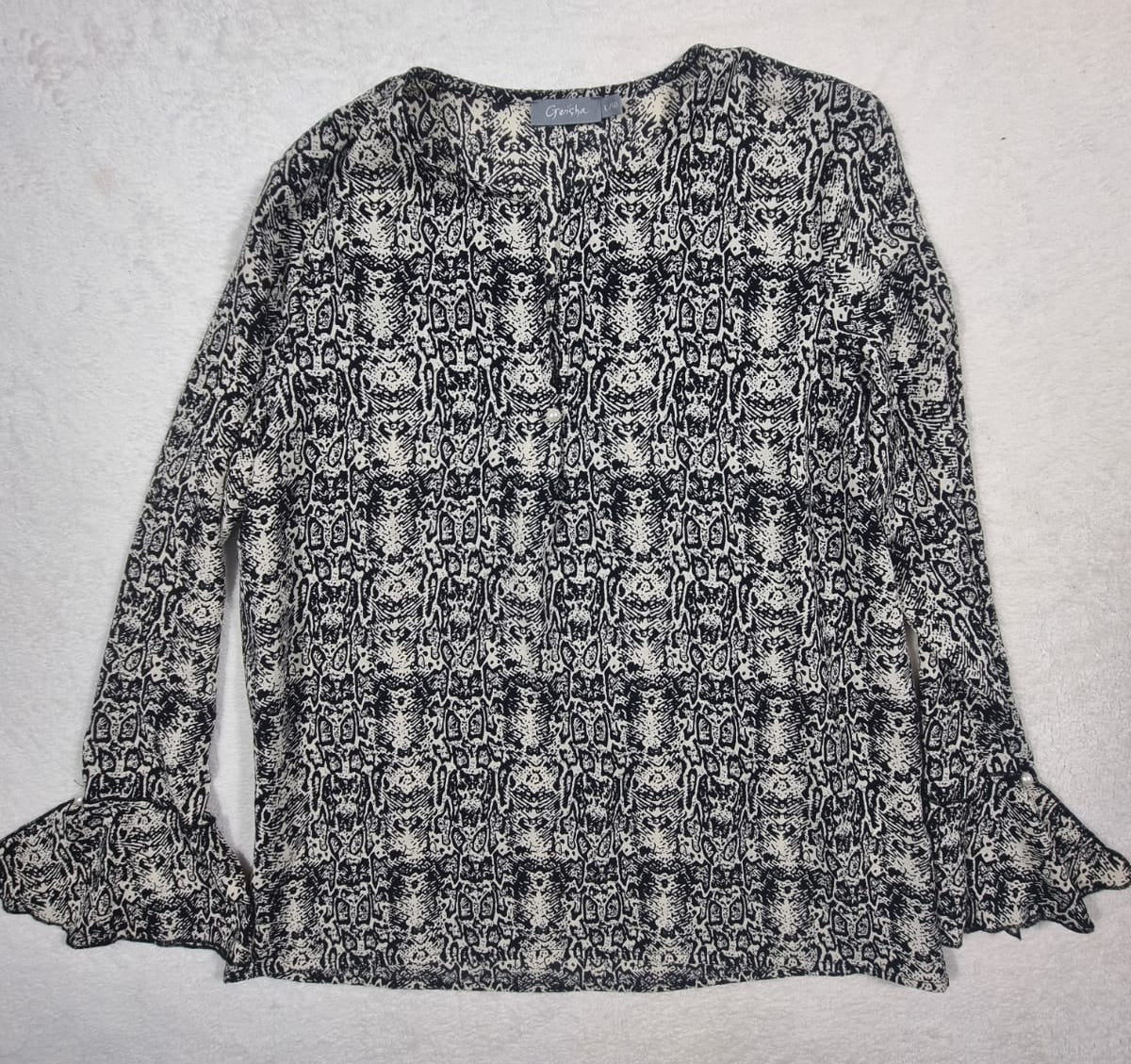 Bluză Geisha Snake Print