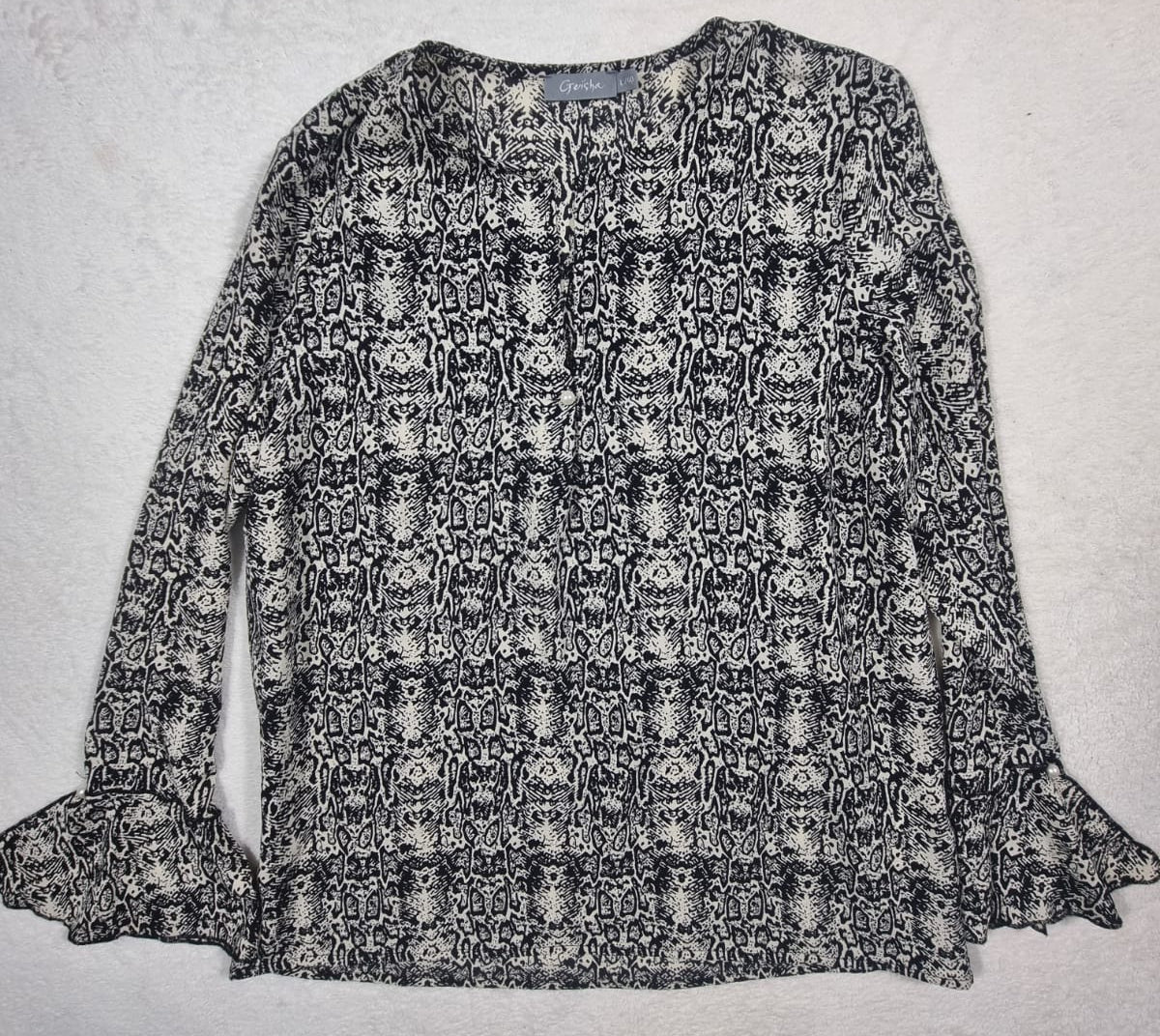 Bluză Geisha Snake Print