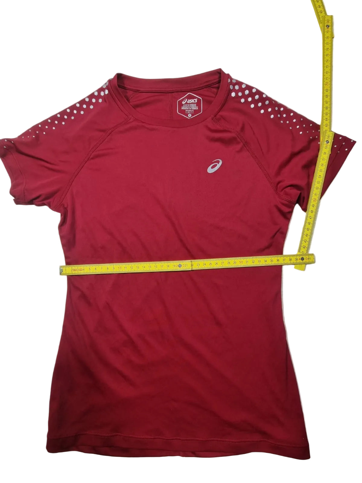Tricou Sport Asics – Roșu, Mânecă Scurtă, S