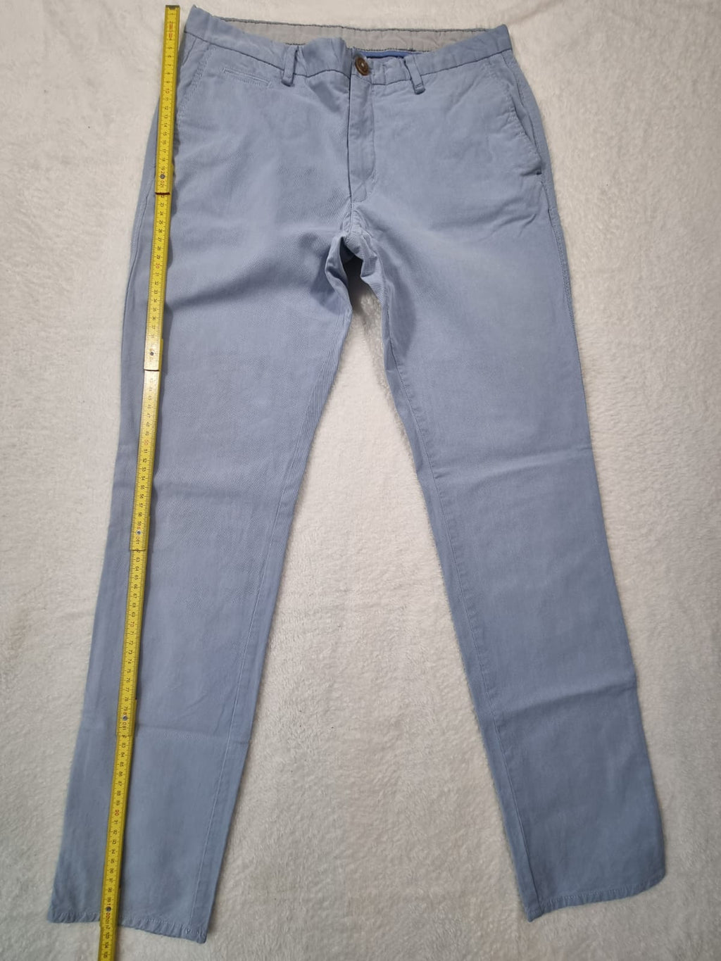 Pantaloni Albastru Deschis Massimo Dutti Slim Fit – Mărimea 40