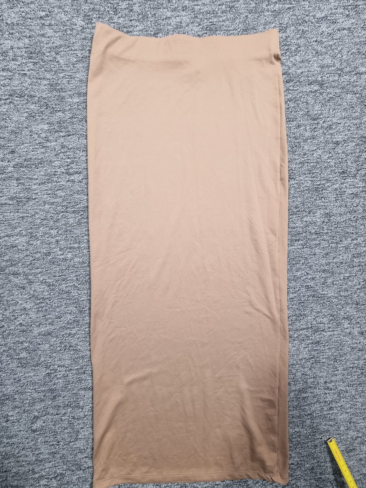 Fustă Maxi Nude Jersey Talie Înaltă