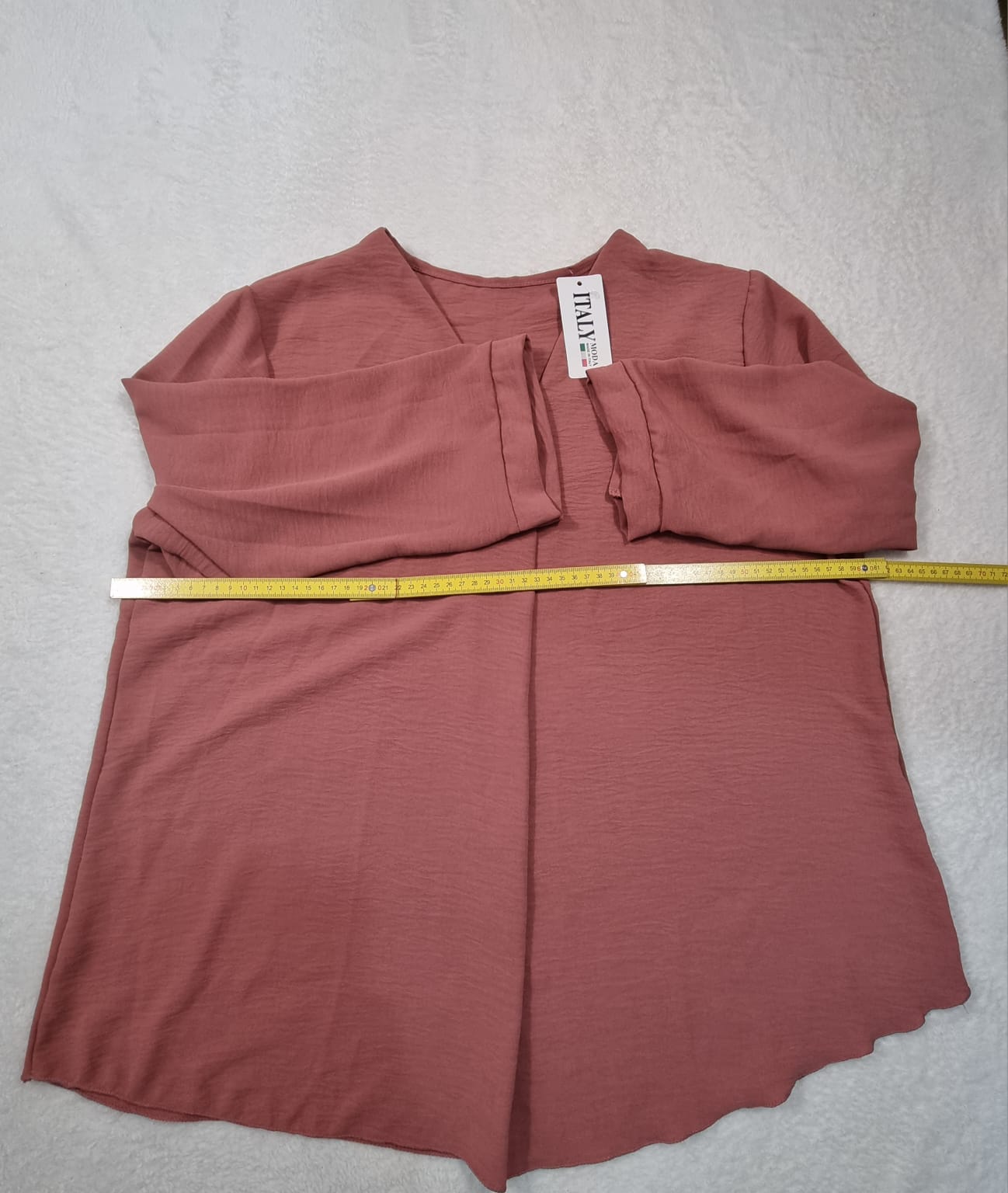 Bluză Roz Prăfuit Italy Fashion – Mărimea XL