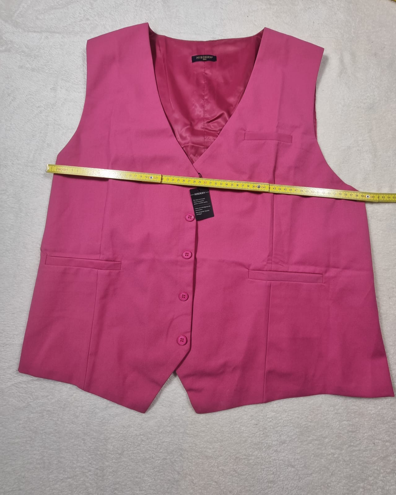 Vestă Roz Bărbați Hisdern 4XL