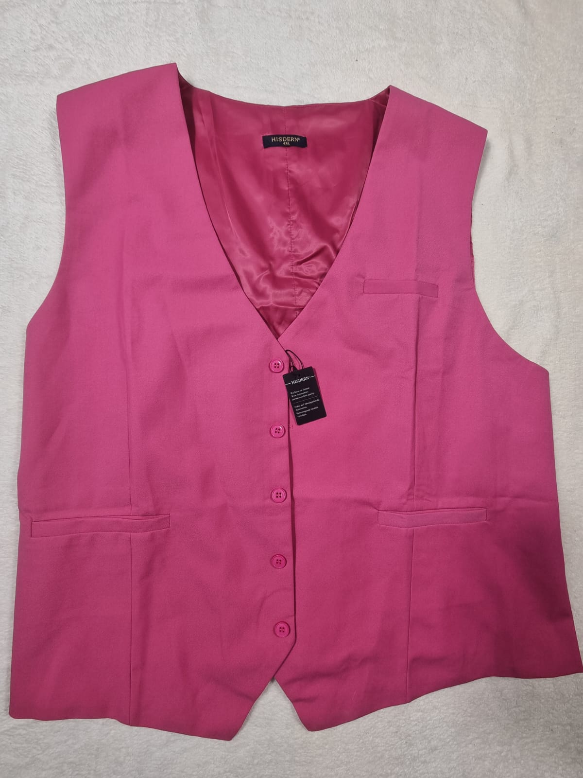 Vestă Roz Bărbați Hisdern 4XL