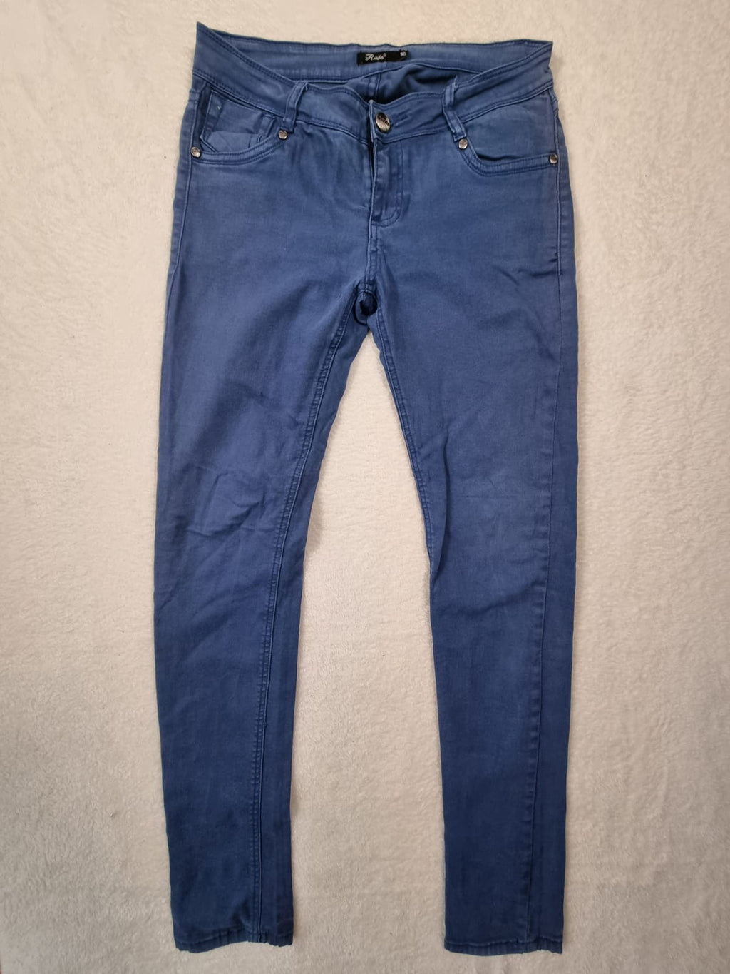 Pantaloni Albaștri Bărbați Denim Slim Fit