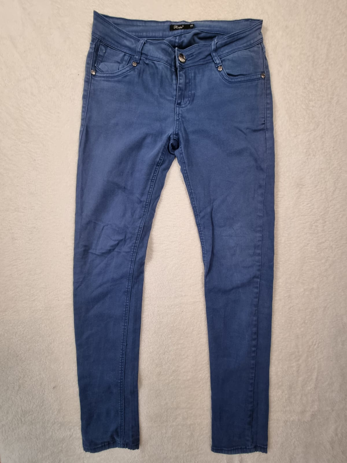 Pantaloni Albaștri Bărbați Denim Slim Fit