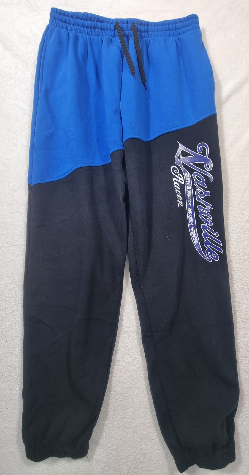 Pantaloni Trening Nashville Bicolor Albastru/Negru 3XL