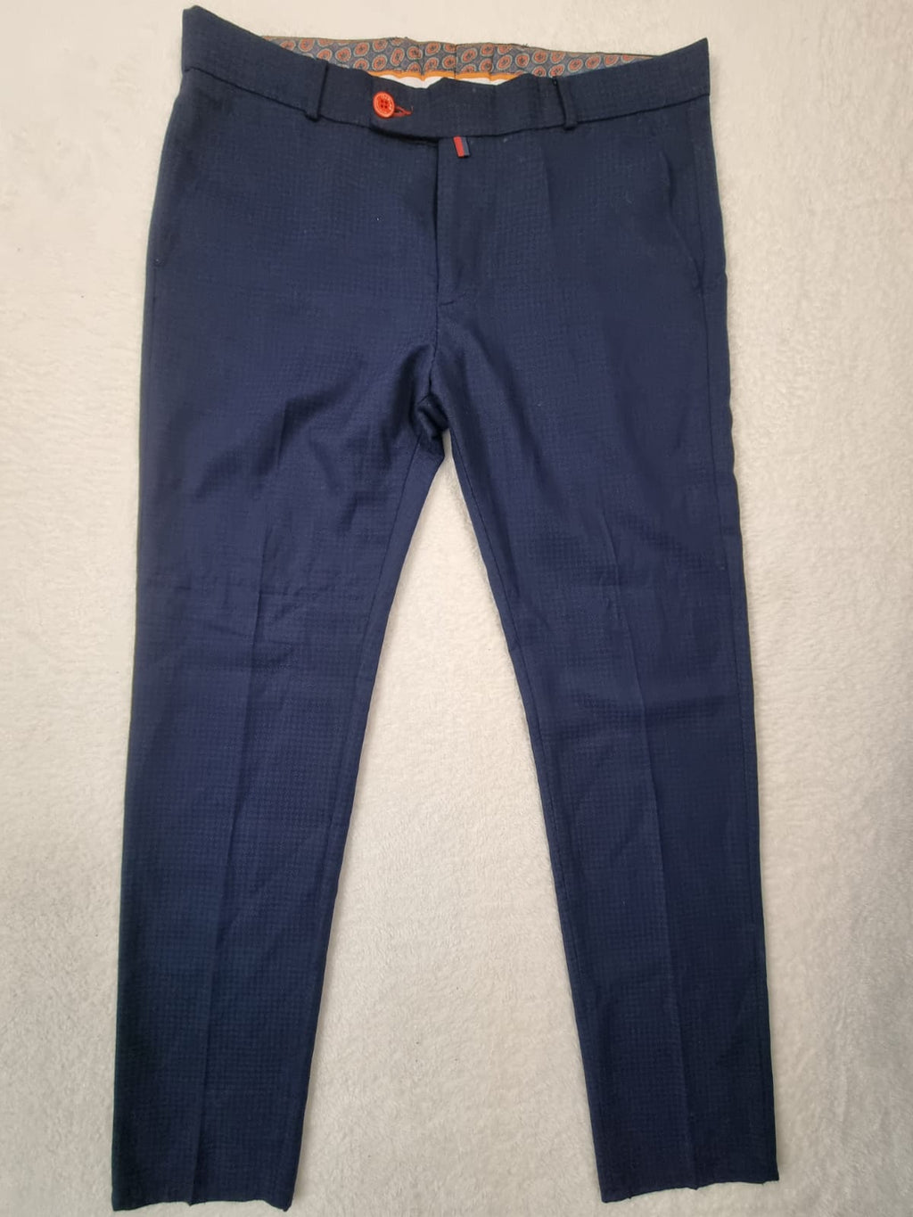 Pantaloni Stofă Bărbați Albaștri