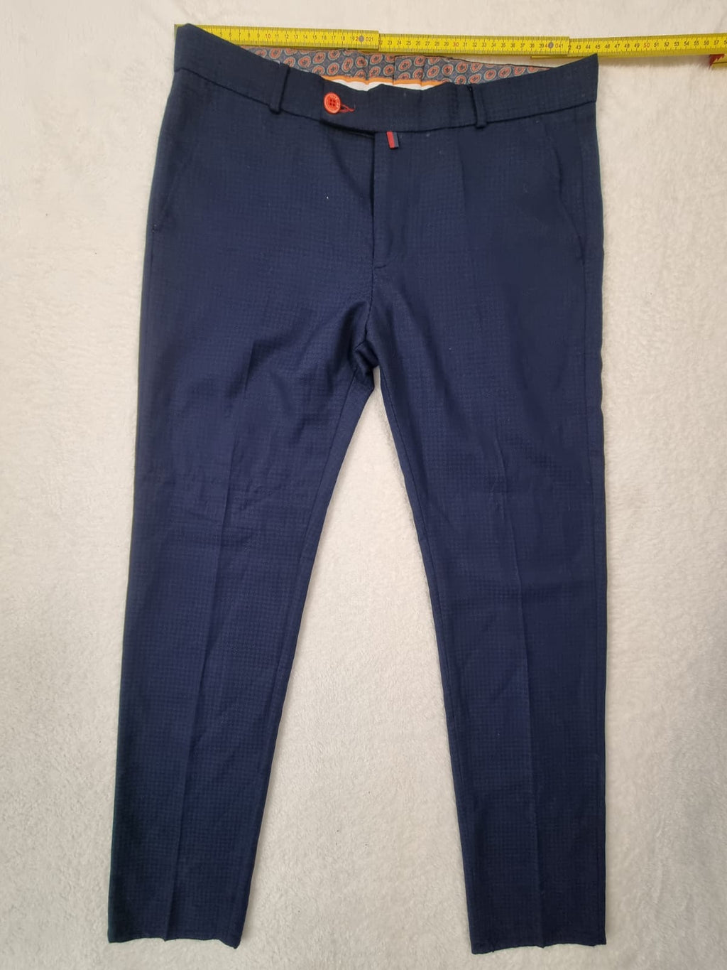 Pantaloni Stofă Bărbați Albaștri