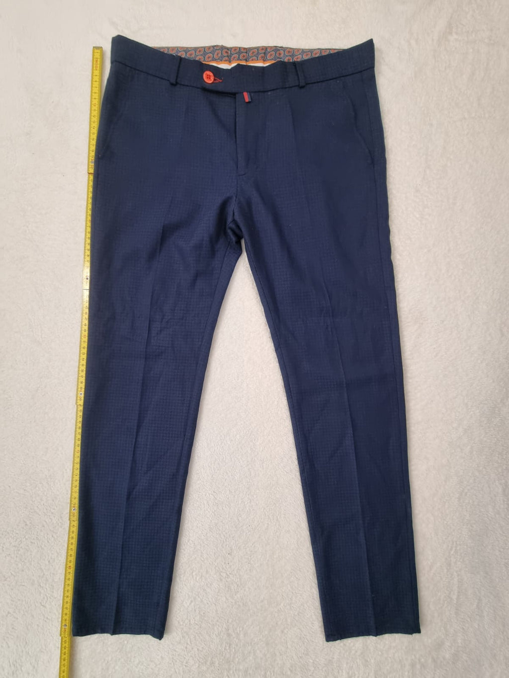 Pantaloni Stofă Bărbați Albaștri