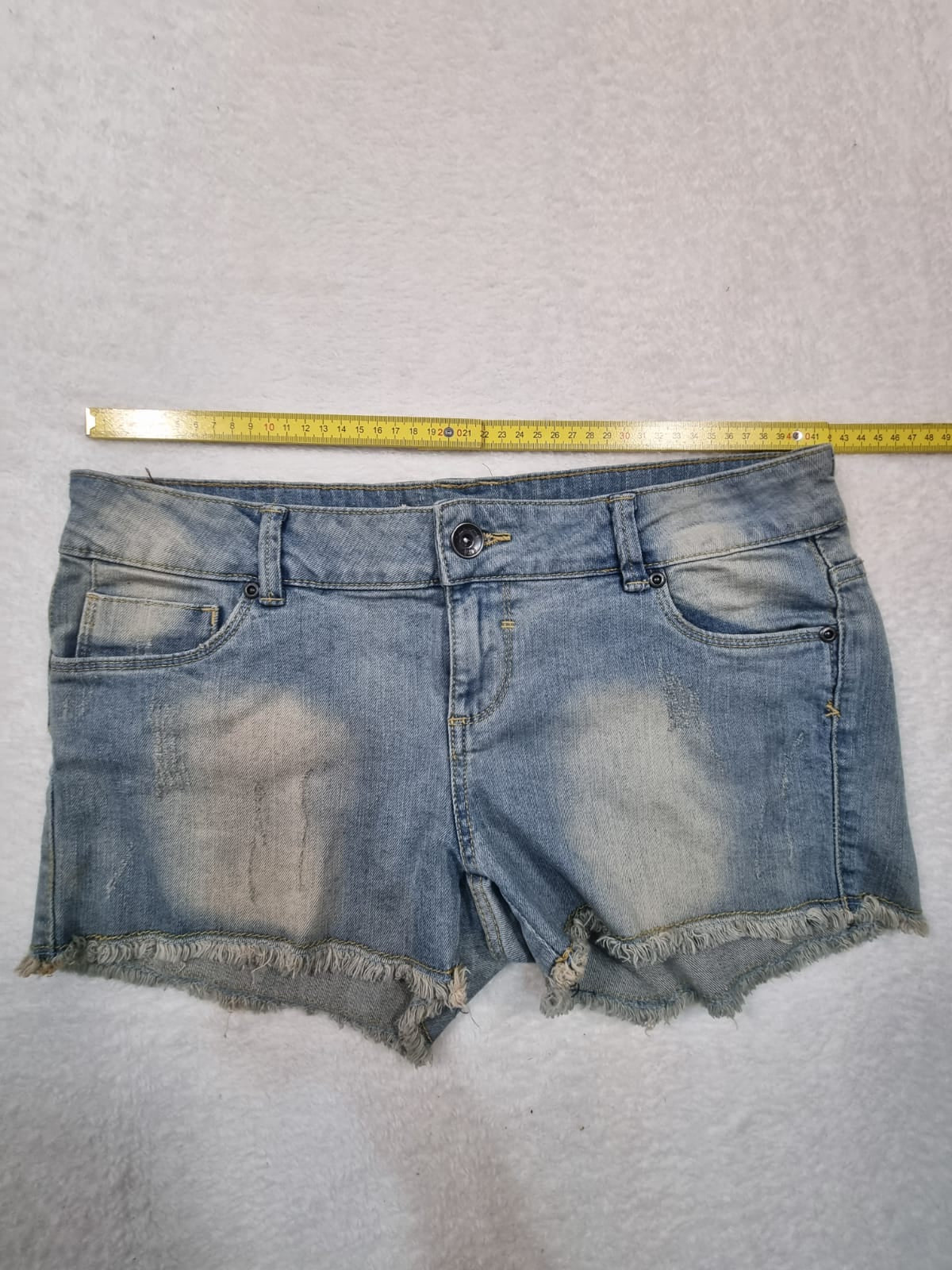 Pantaloni Scurți Damă Blugi Albaștri Jeanswear – Talia 44 / Size 30