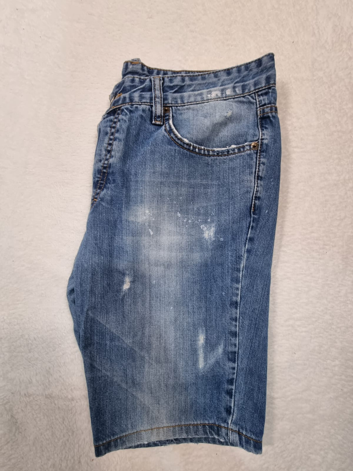 Pantaloni Scurți Blugi Bărbați Albaștri Disqoteque – Mărimea 46