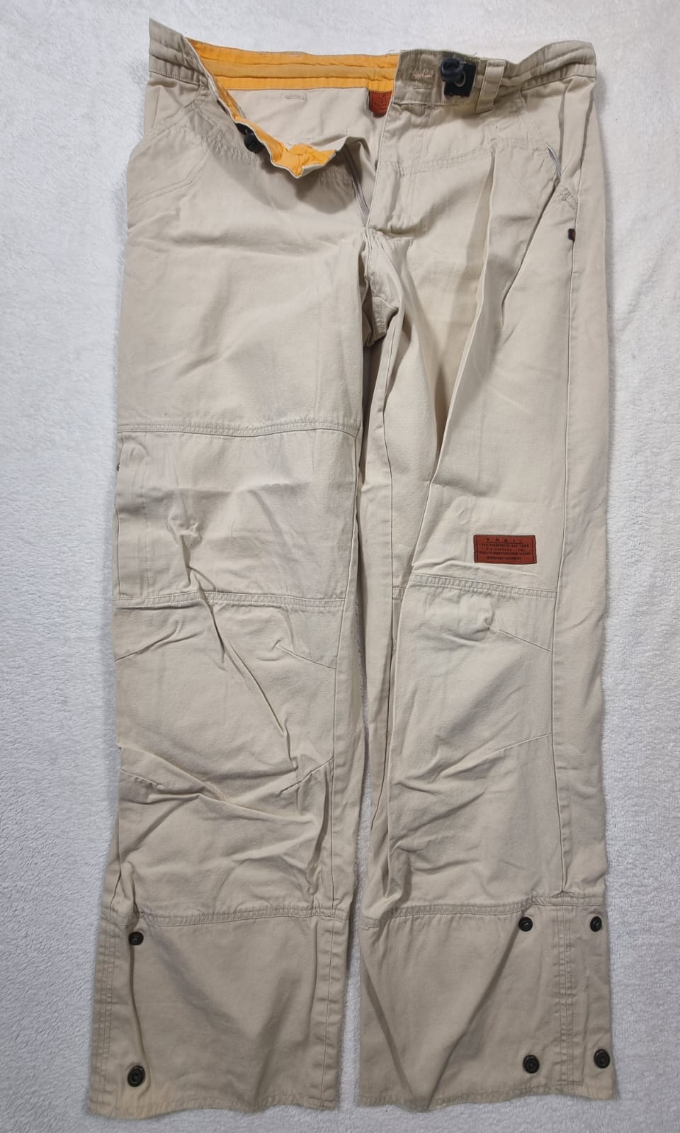 Pantaloni Cargo Bej Vintage Bărbați M
