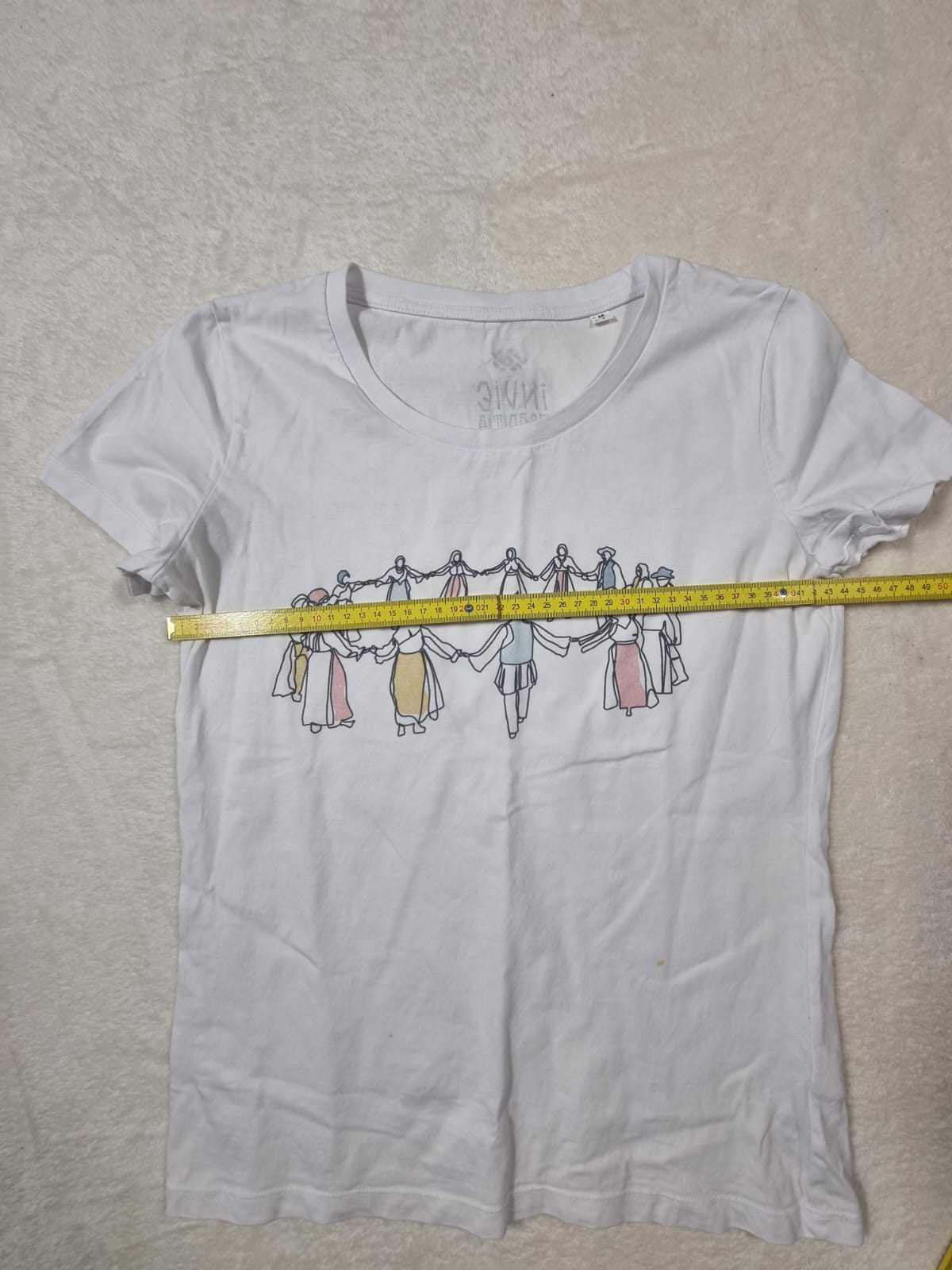 Tricou Alb Învie Tradiția Horă M