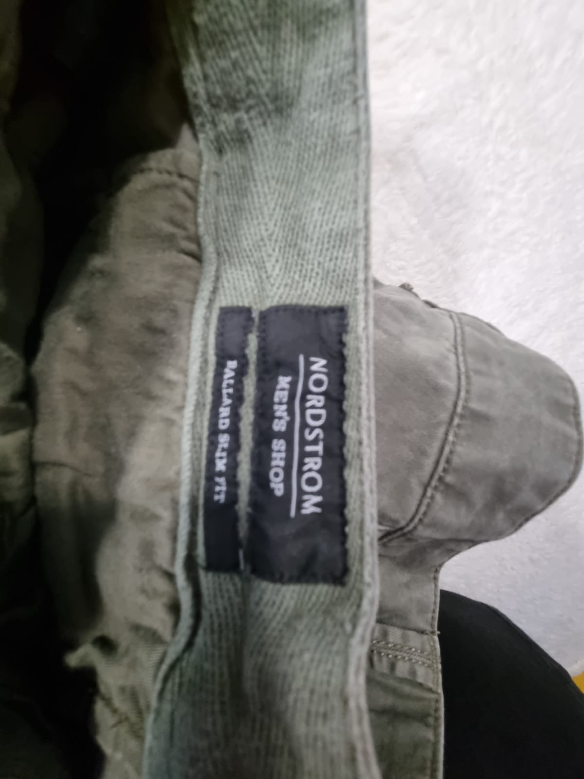 Pantaloni Verzi Bărbați Nordstrom Slim Fit – Talia 35