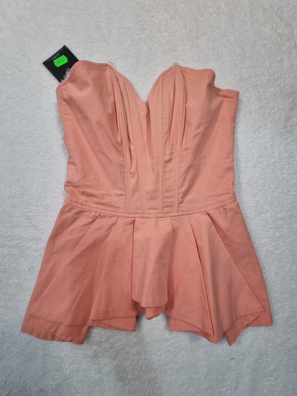 Crop Top Piersică Bby – Mărimea S