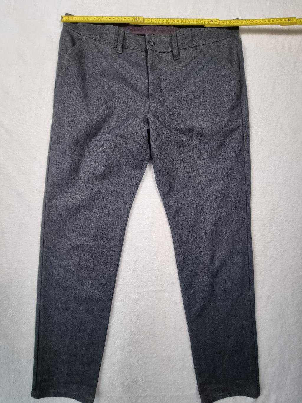 Pantaloni Bărbați Stofă Gri Clasic – Talia 50
