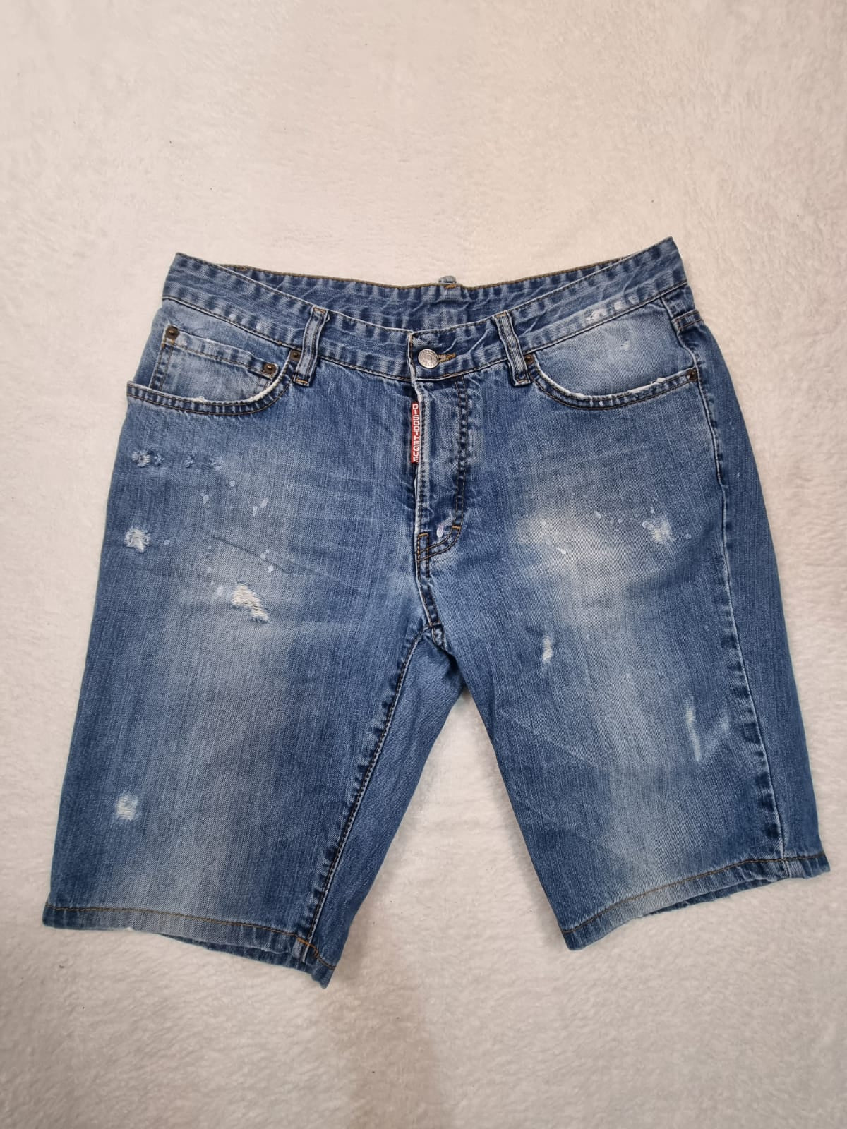 Pantaloni Scurți Blugi Bărbați Albaștri Disqoteque – Mărimea 46