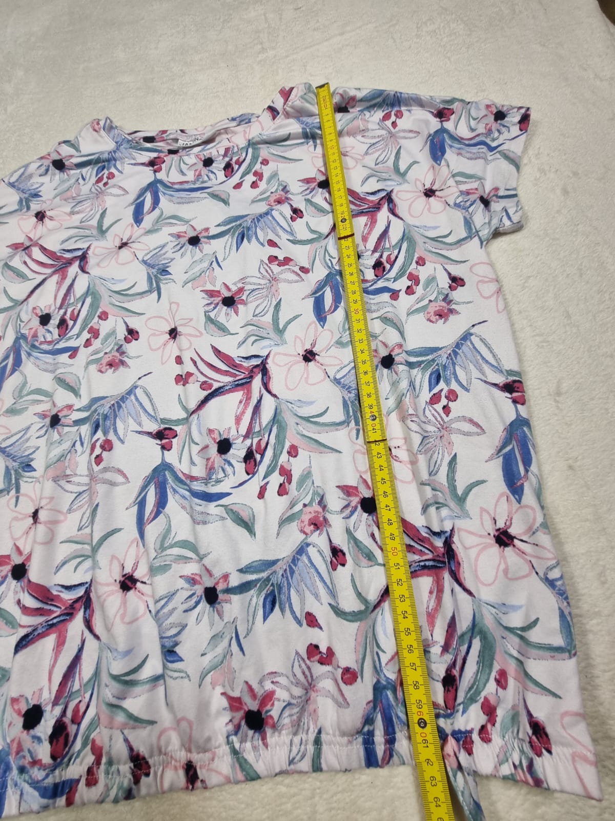 Tricou Janina – Imprimeu Floral Tropical, M