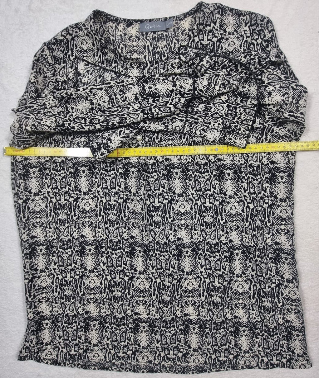 Bluză Geisha Snake Print
