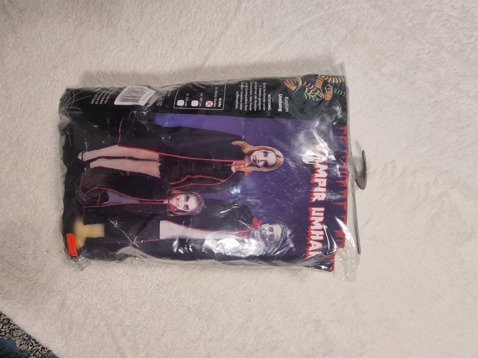 Costum Vampir cu Pelerină